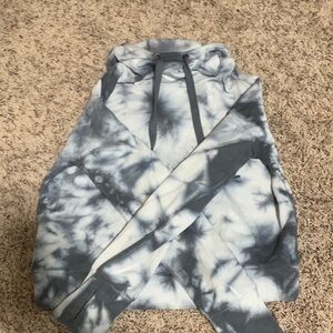 Marble blue women’s hoodie
